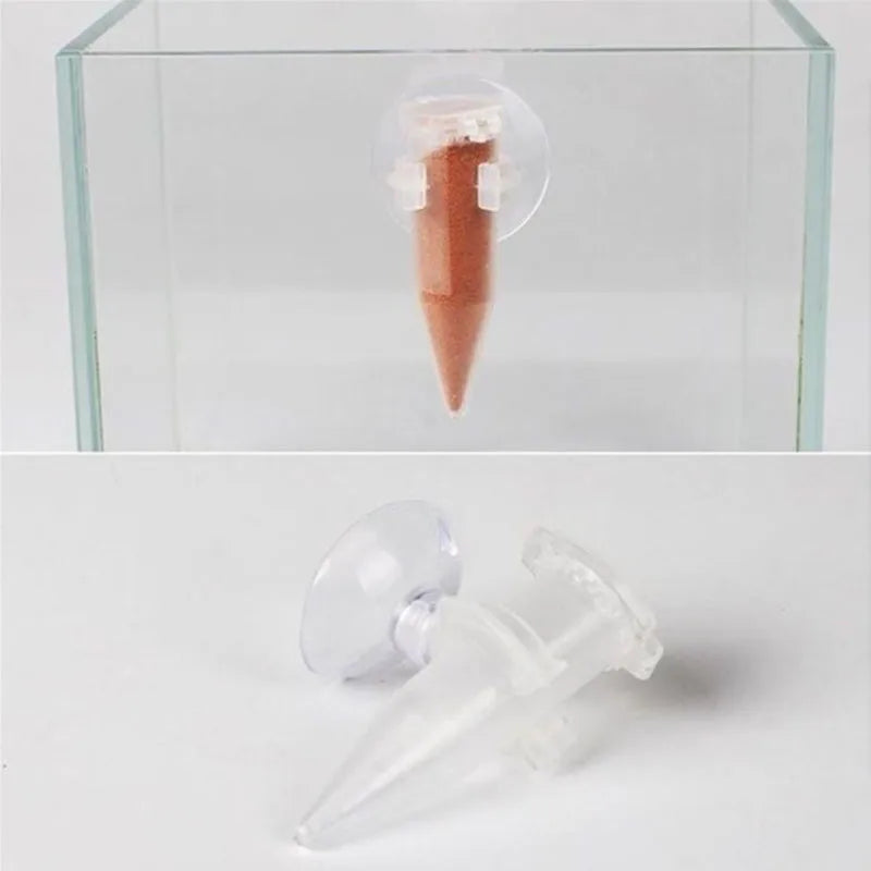 Plastic Aquarium Feeding Bowl for Fish Shrimps Fish Tank Station Food Tray Feeder Aquarium Accessory with Suction Cup