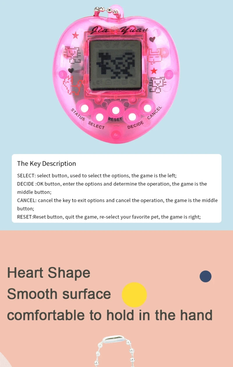Electronic Virtual Pet Game - Tamagotchi Style