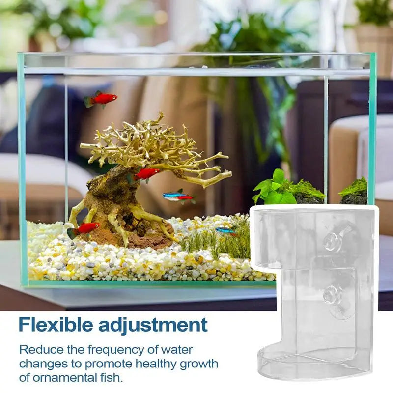 Floating Fish Feeder Bowl with Suction Cup