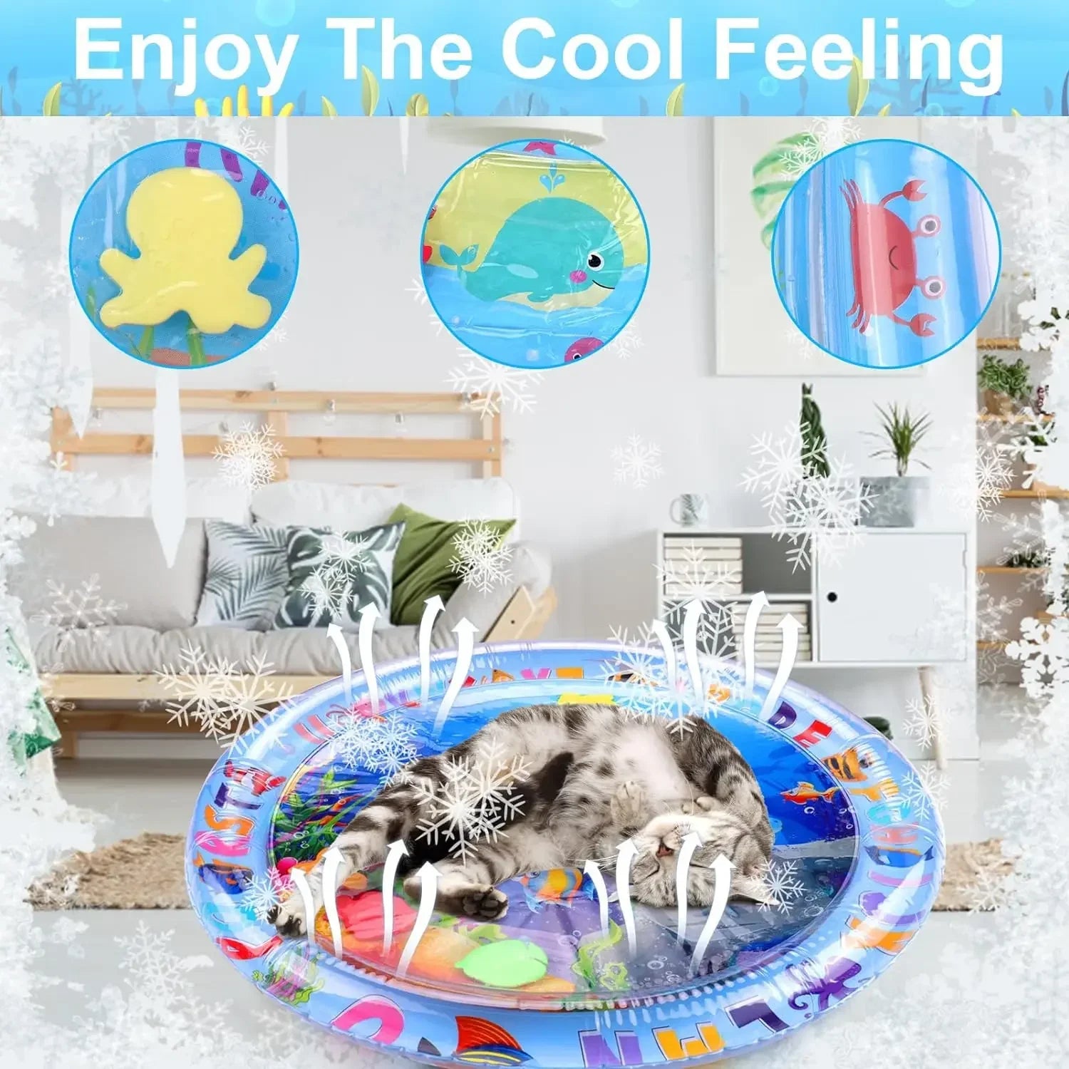 Pet Cooling Play Mat - Water Sensory Toy