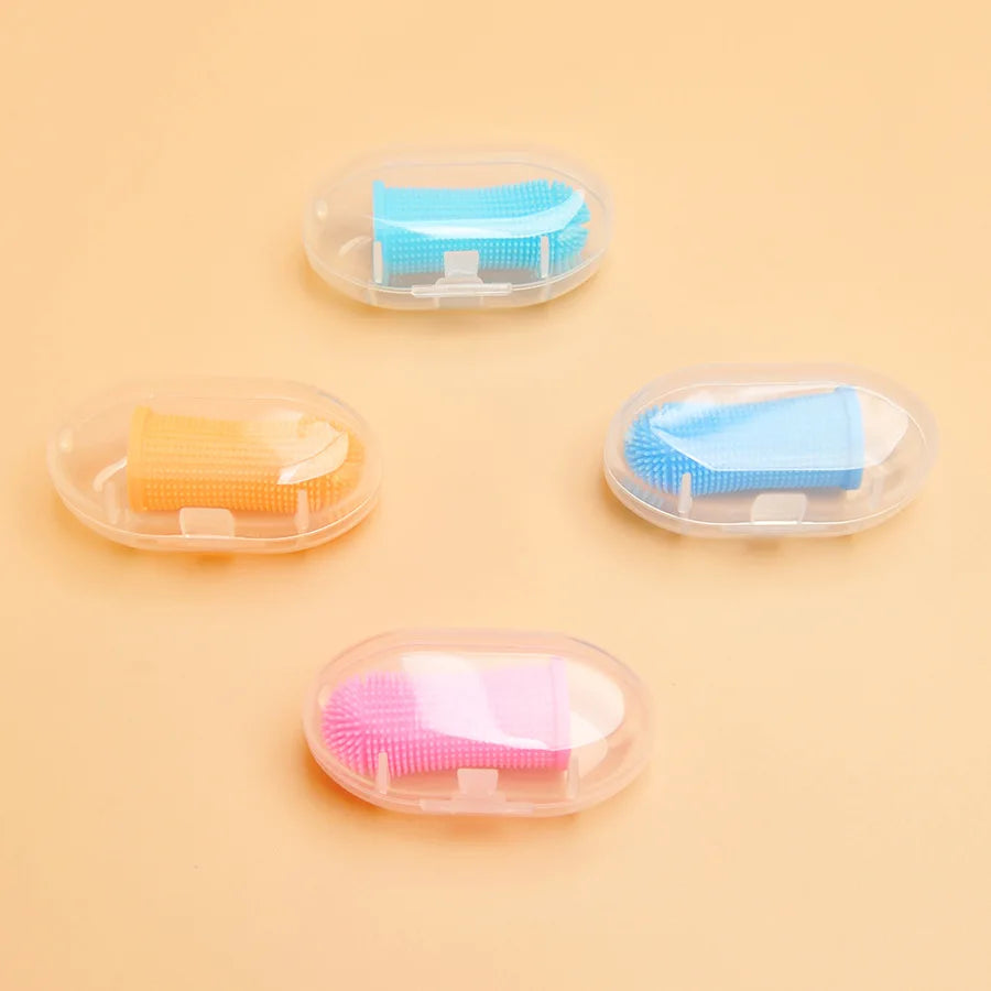 Pet Silicone Finger Toothbrush - Oral Cleaning Tool
