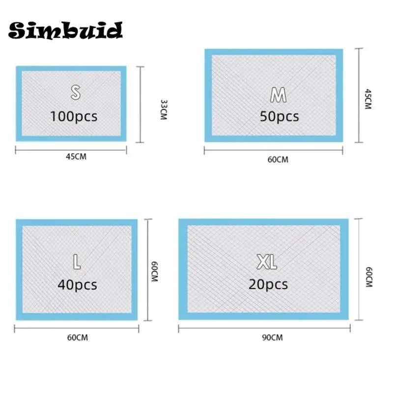 Pet Training Pee Pads - Super Absorbent & Quick-Dry