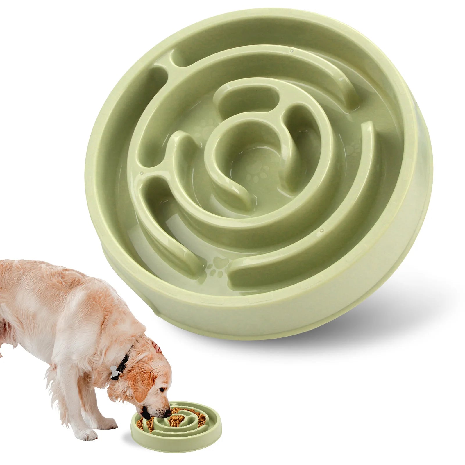 Pet Slow Feeder Bowl - Non-Slip & Durable