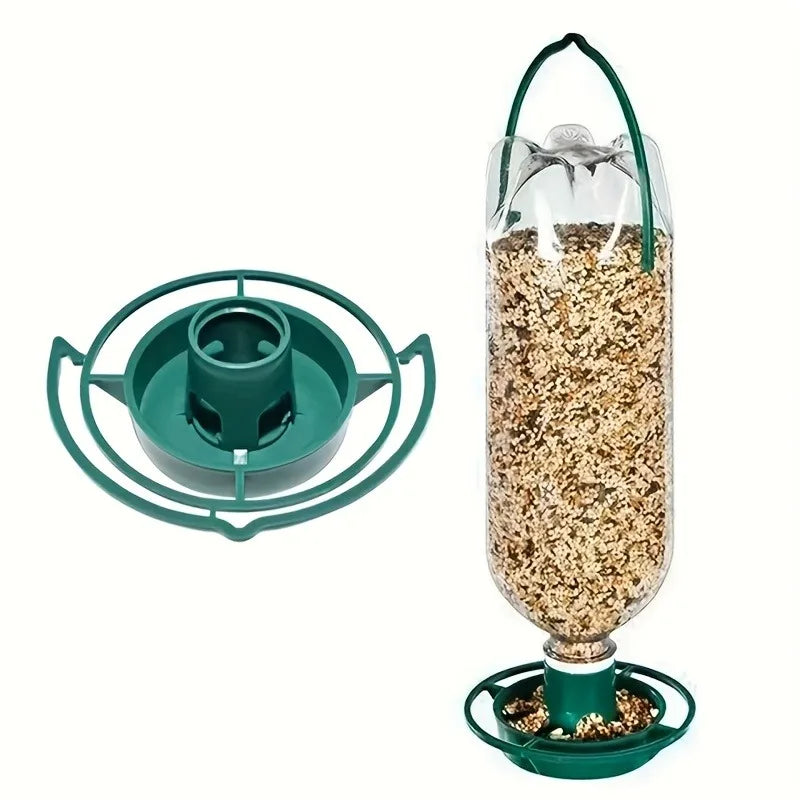 PVC Bird Feeder with Hook for Outdoor Use