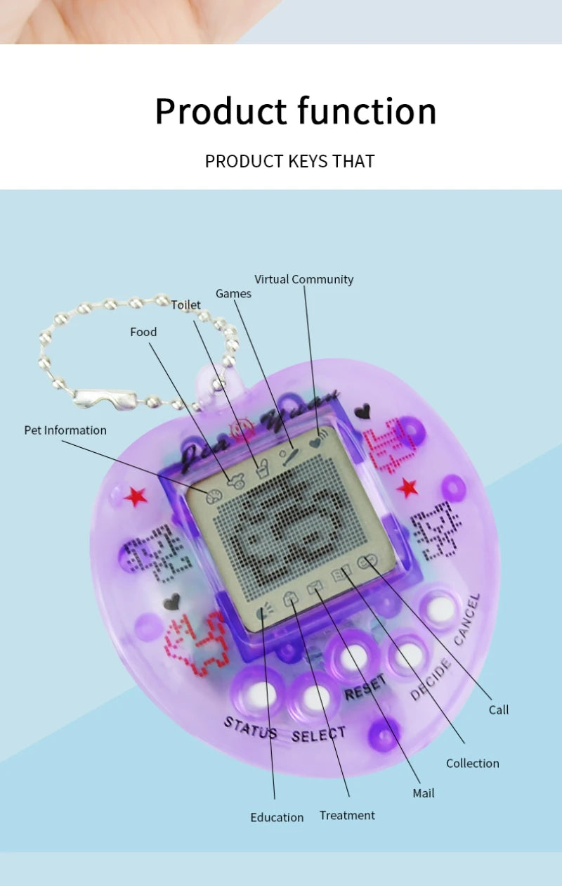 Electronic Virtual Pet Game - Tamagotchi Style