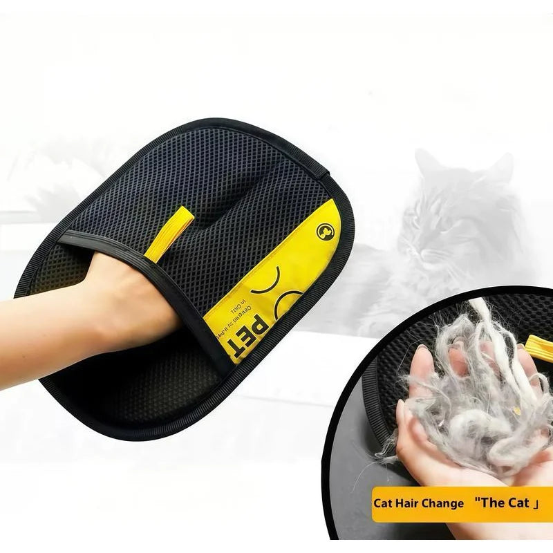 Pet Hair Remover Gloves - Reusable Grooming Tool