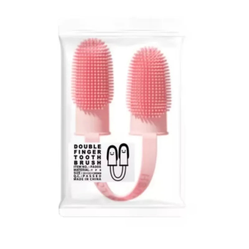 Pet Finger Toothbrush Set - Teeth Cleaning for Dogs & Cats
