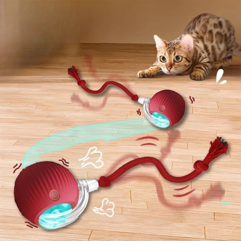 Smart Interactive Cat Ball Toy - Automatic Rolling