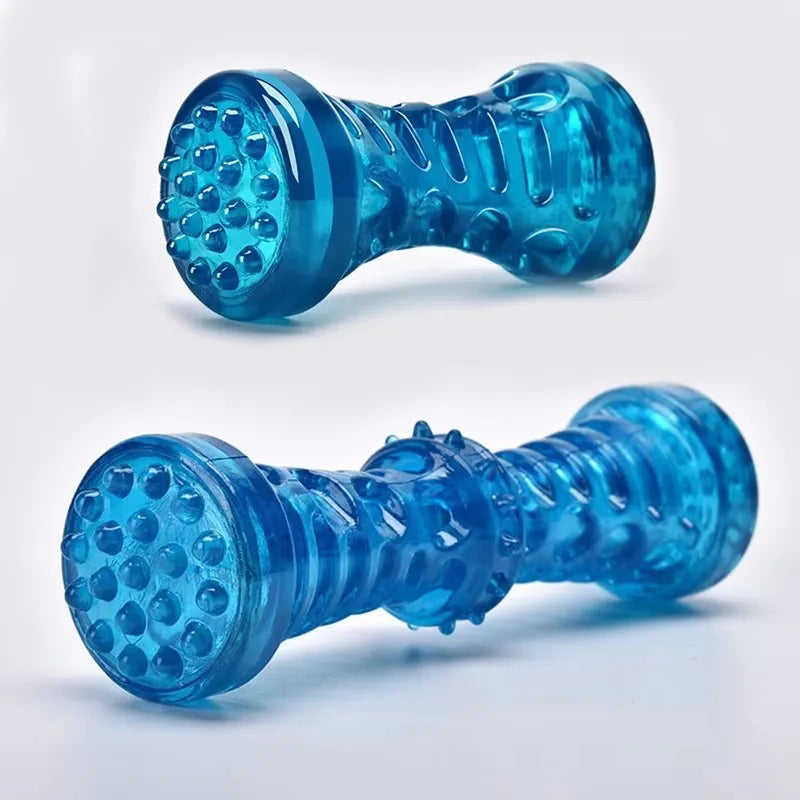 Dog Toothbrush Chew Toy - Bite-Resistant Rubber Bone