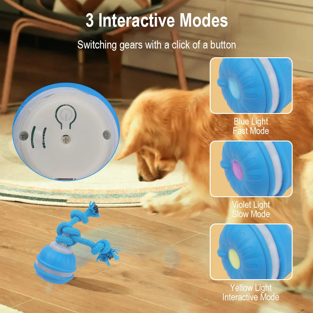 Smart Pet Interactive Ball - Automatic Rolling Toy