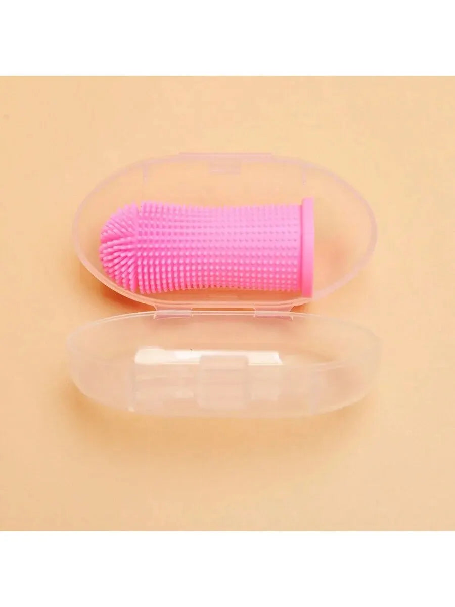 Pet Silicone Finger Toothbrush - Oral Cleaning Tool