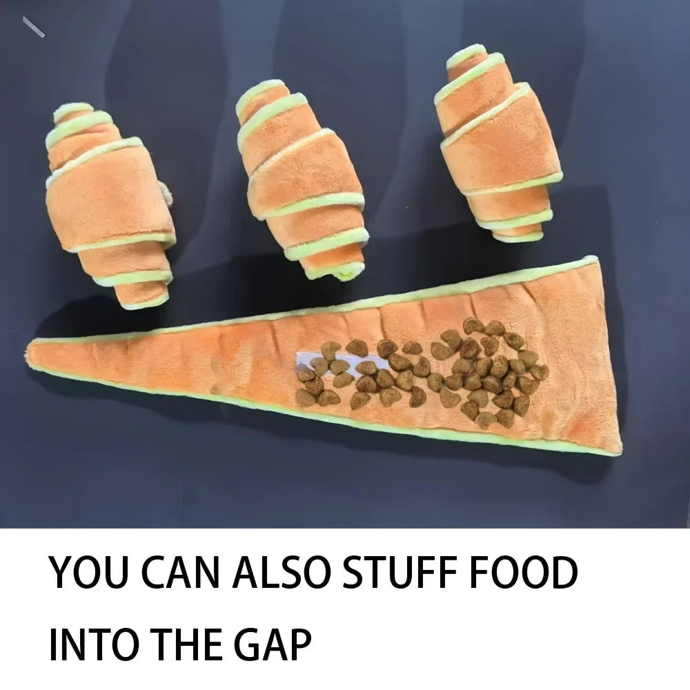 Dog Sniffing Plush Toy - Hidden Food Puzzle