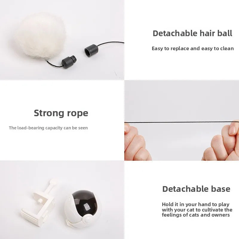 Automatic Lifting Cat Ball Toy - Interactive Electric