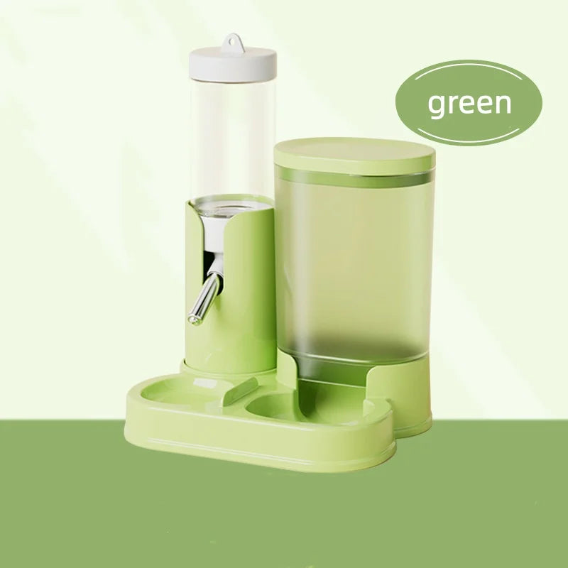 Hamster Water Bottle with Food Bowl