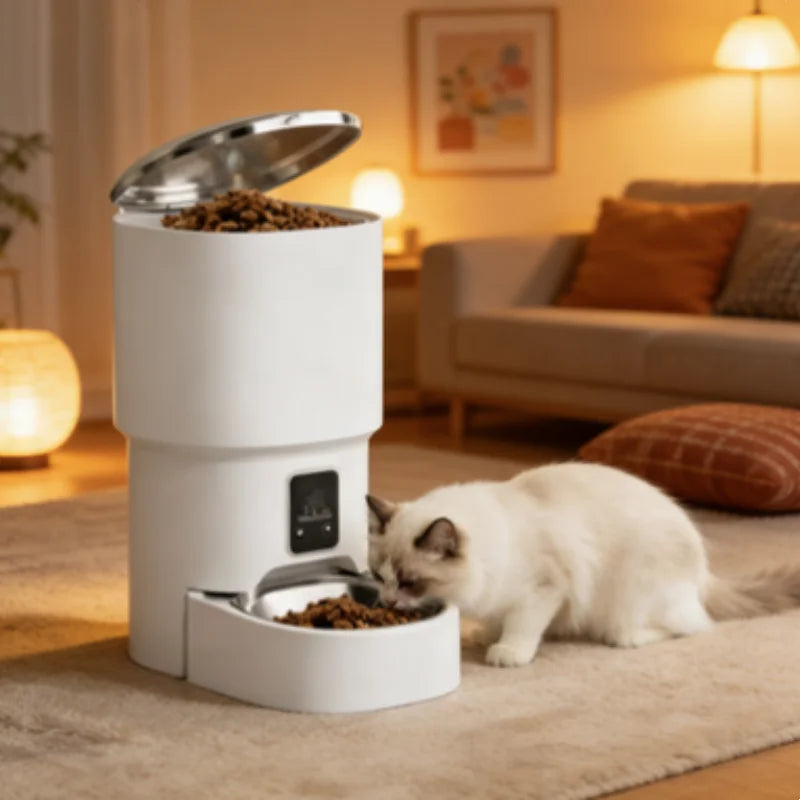 WiFi Automatic Pet Feeder - 4L Smart Dispenser