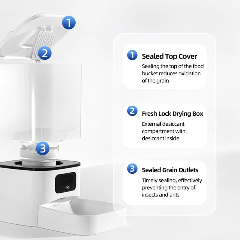 Automatic Pet Feeder - 6L Smart Timer Dispenser