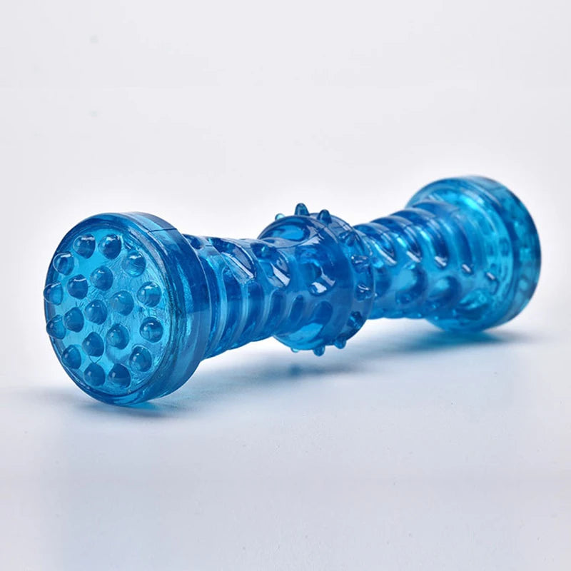 Dog Toothbrush Chew Toy - Bite-Resistant Rubber Bone