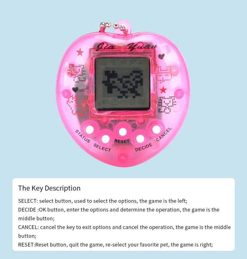 Electronic Virtual Pet Game - Tamagotchi Style