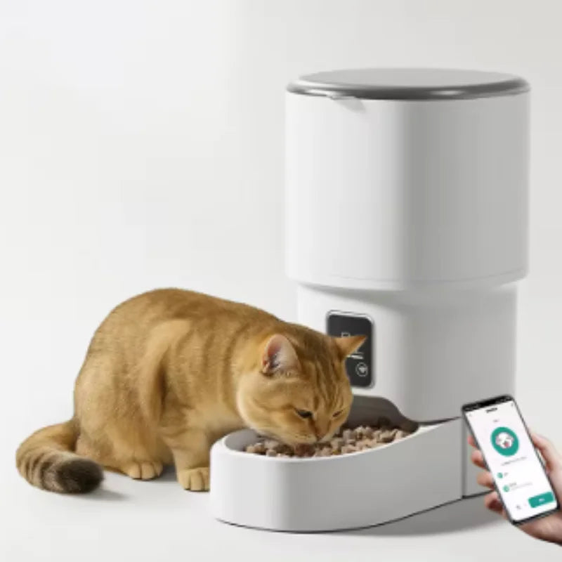 WiFi Automatic Pet Feeder - 4L Smart Dispenser