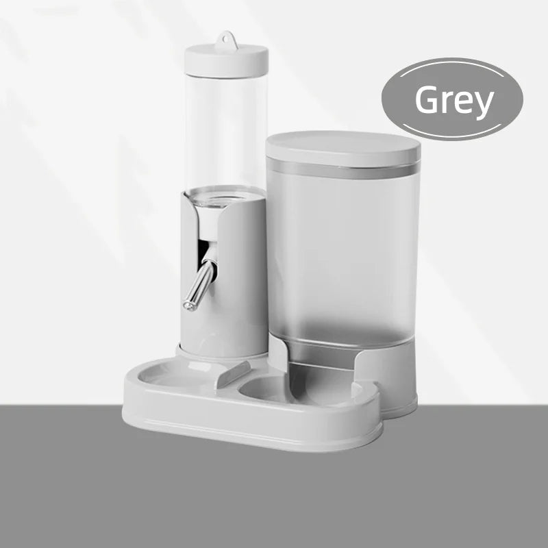 Hamster Water Bottle with Food Bowl