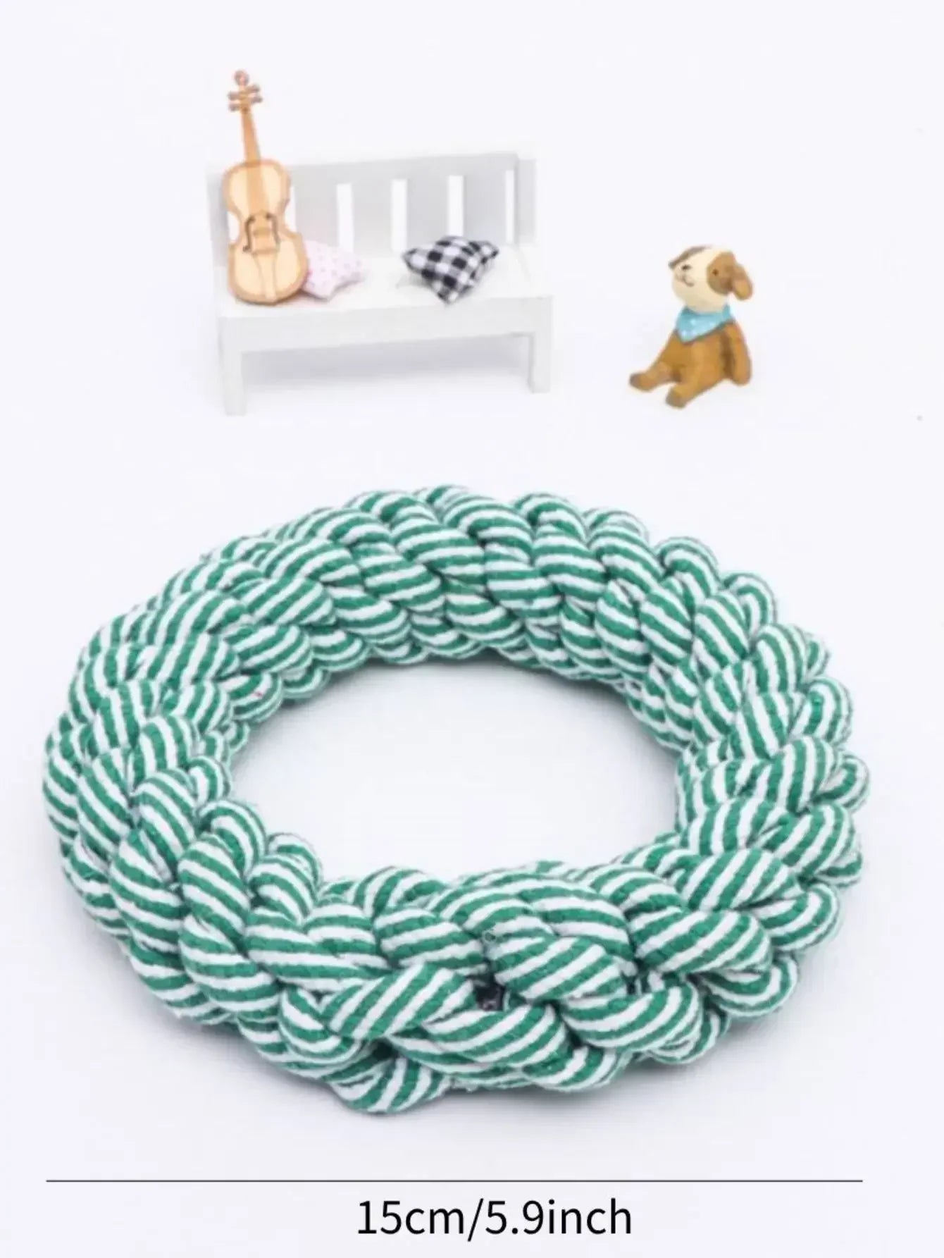 Dog Rope Chew Toy - Durable for Medium & Large Dogs