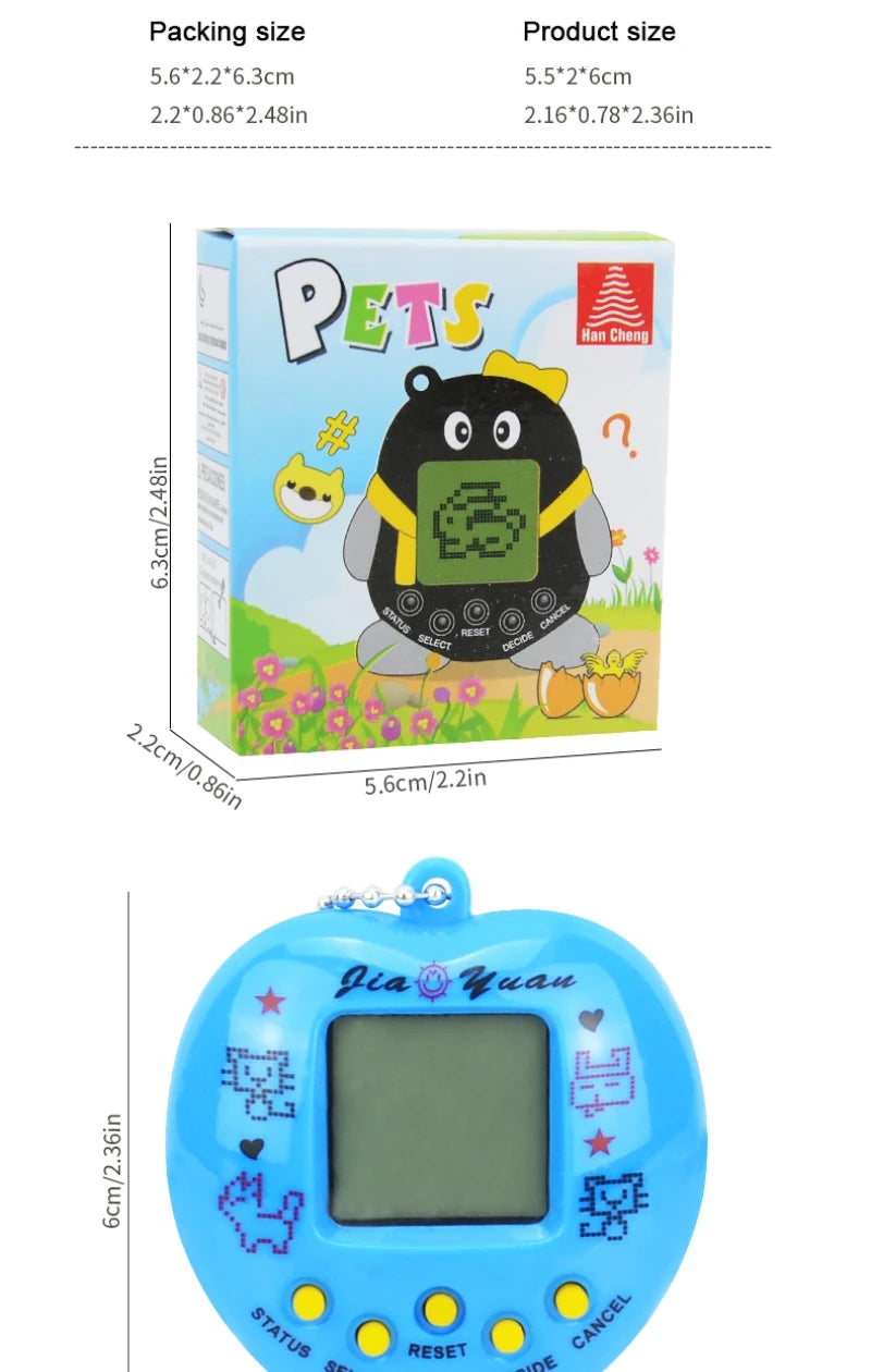 Electronic Virtual Pet Game - Tamagotchi Style