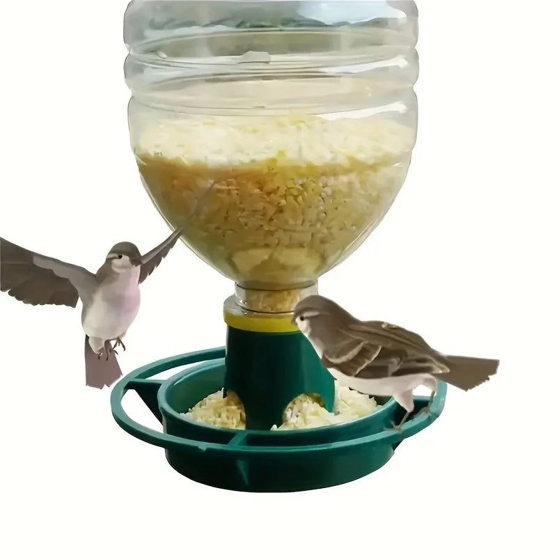 PVC Bird Feeder with Hook for Outdoor Use