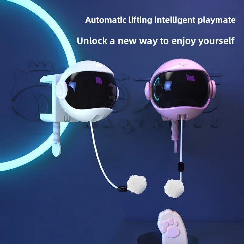 Automatic Lifting Cat Ball Toy - Interactive Electric
