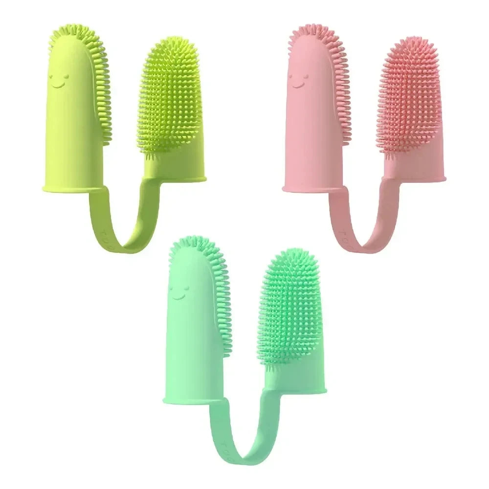 Pet Finger Toothbrush Set - Teeth Cleaning for Dogs & Cats