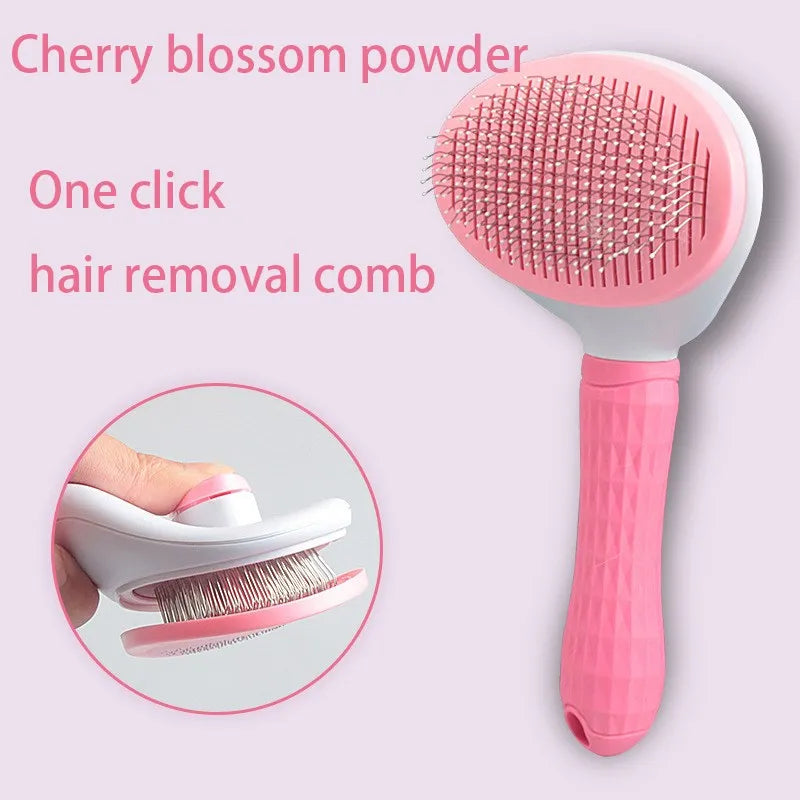 Pet Hair Remover Brush - Grooming Tool for Dogs & Cats