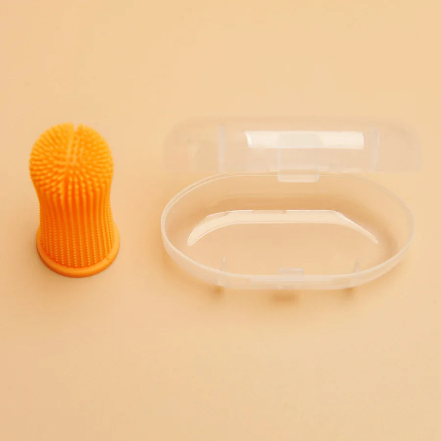 Pet Silicone Finger Toothbrush - Oral Cleaning Tool
