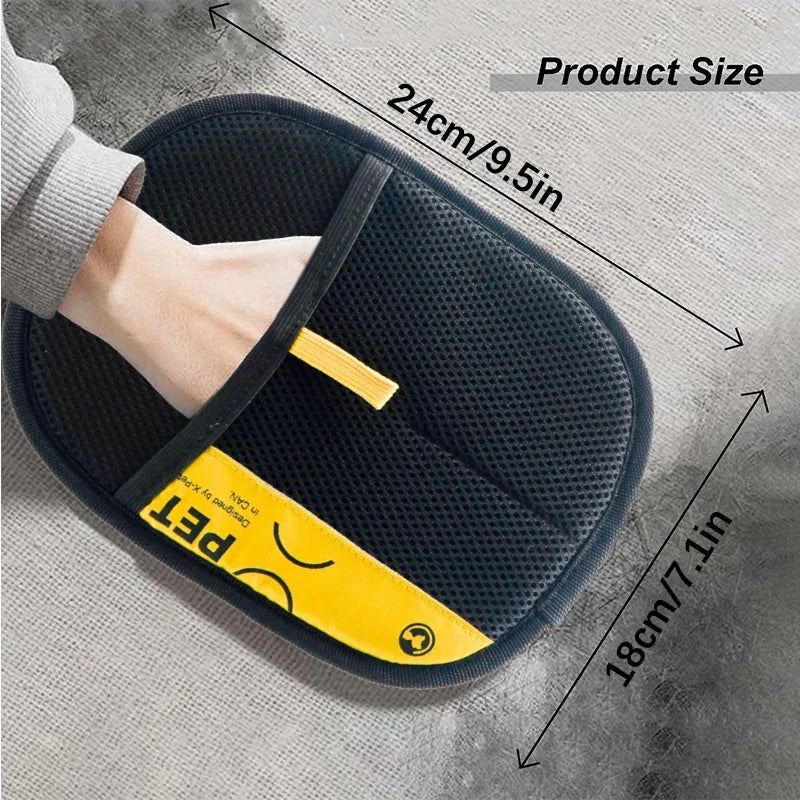 Pet Hair Remover Gloves - Reusable Grooming Tool