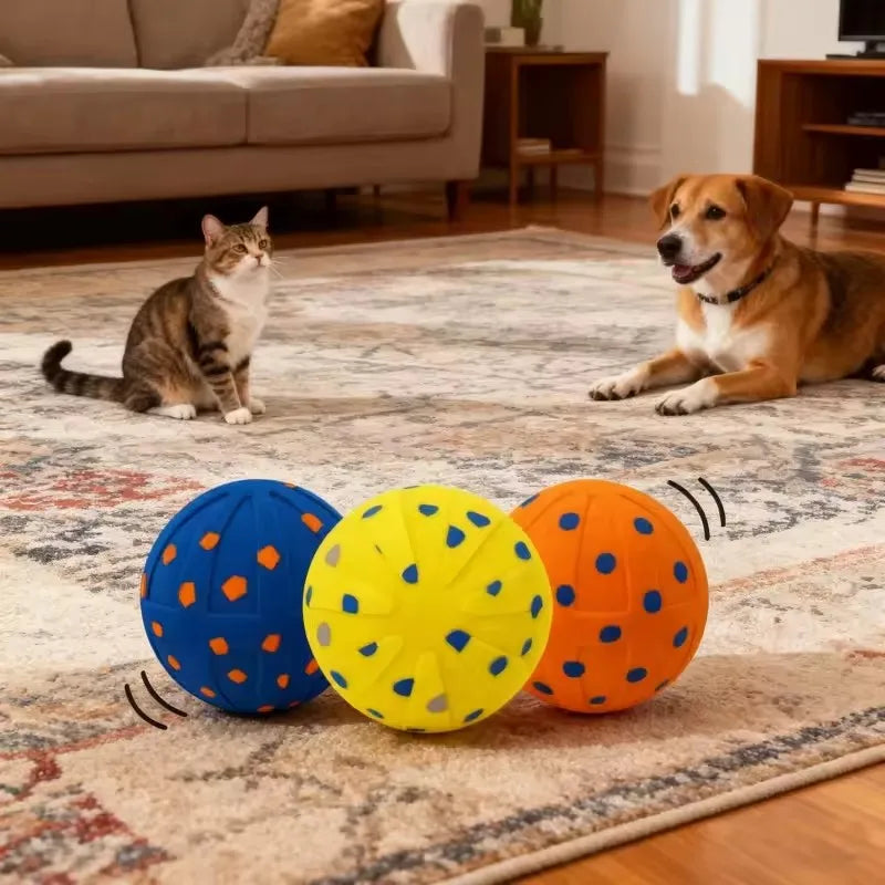 Smart Interactive Dog Ball - Bouncing & Spinning Toy
