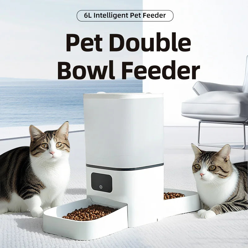 Automatic Pet Feeder - 6L Smart Timer Dispenser