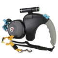Dual Dog Leash with Light - Retractable & Adjustable