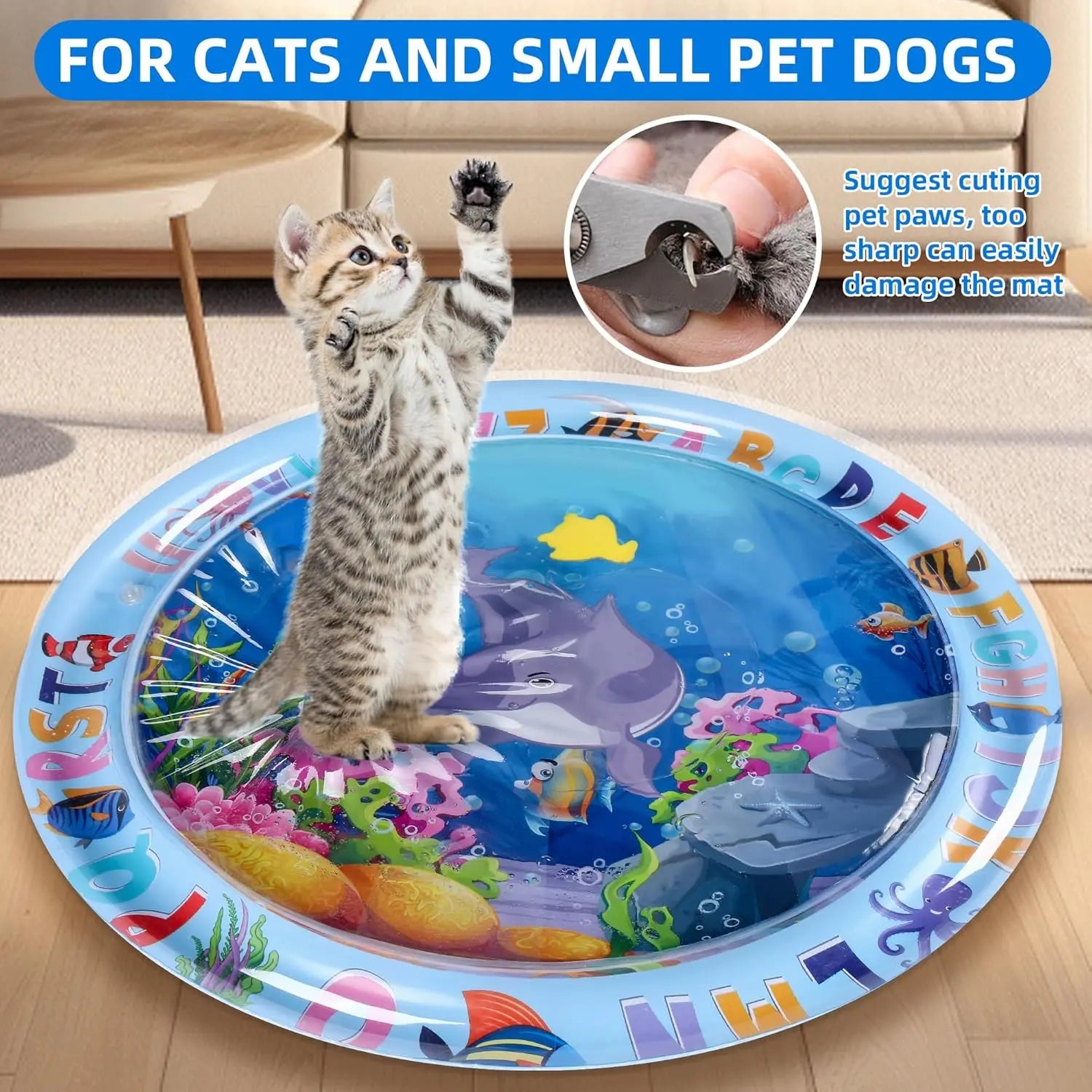 Pet Cooling Play Mat - Water Sensory Toy