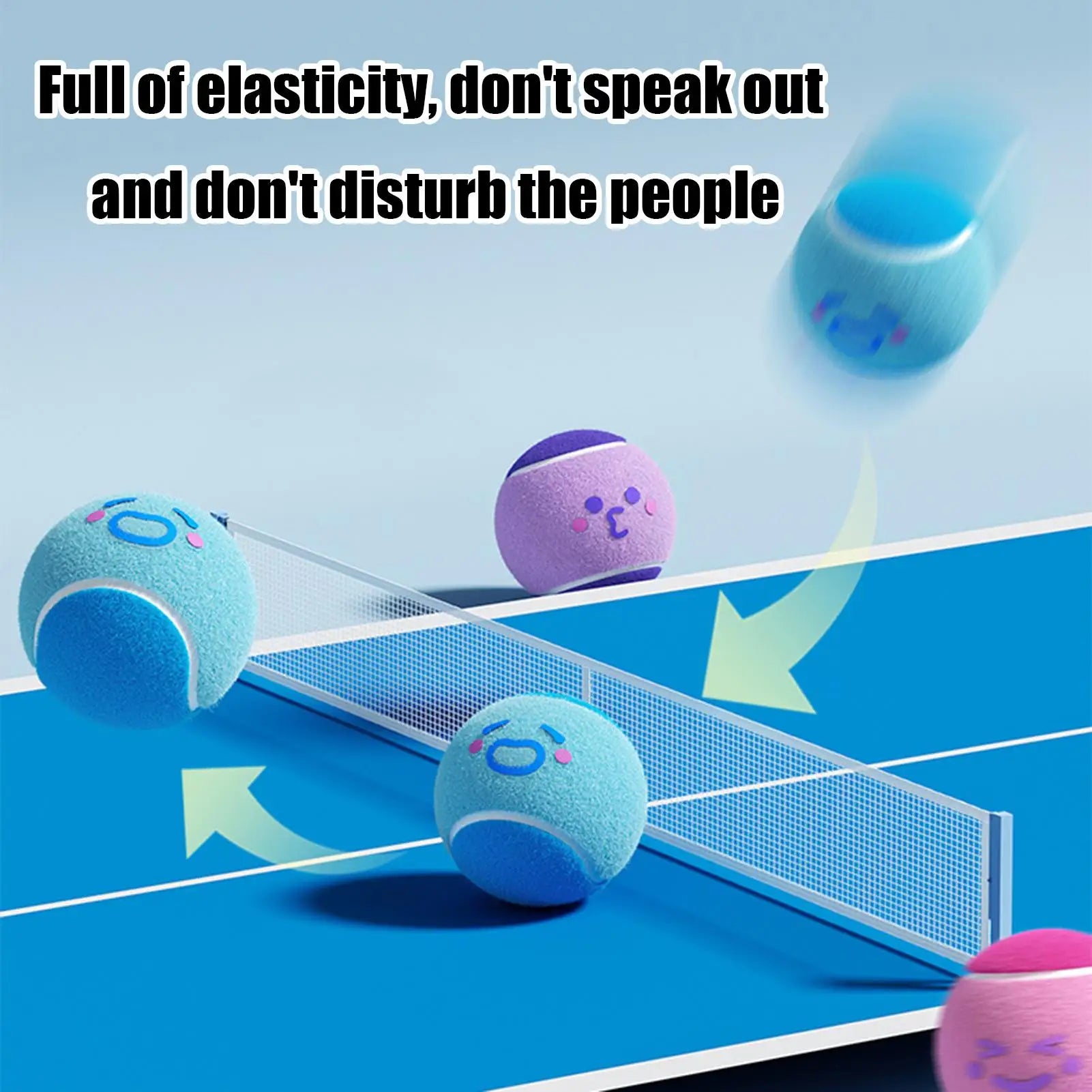 Dog Tennis Balls - 6 Pack Interactive Toy